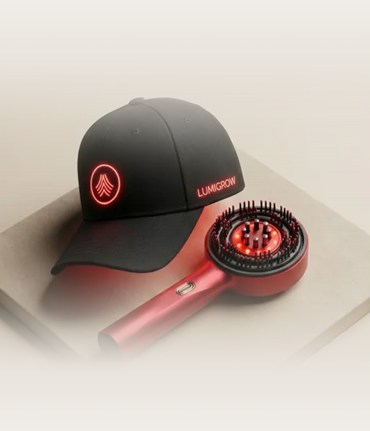 Red light skincare devices